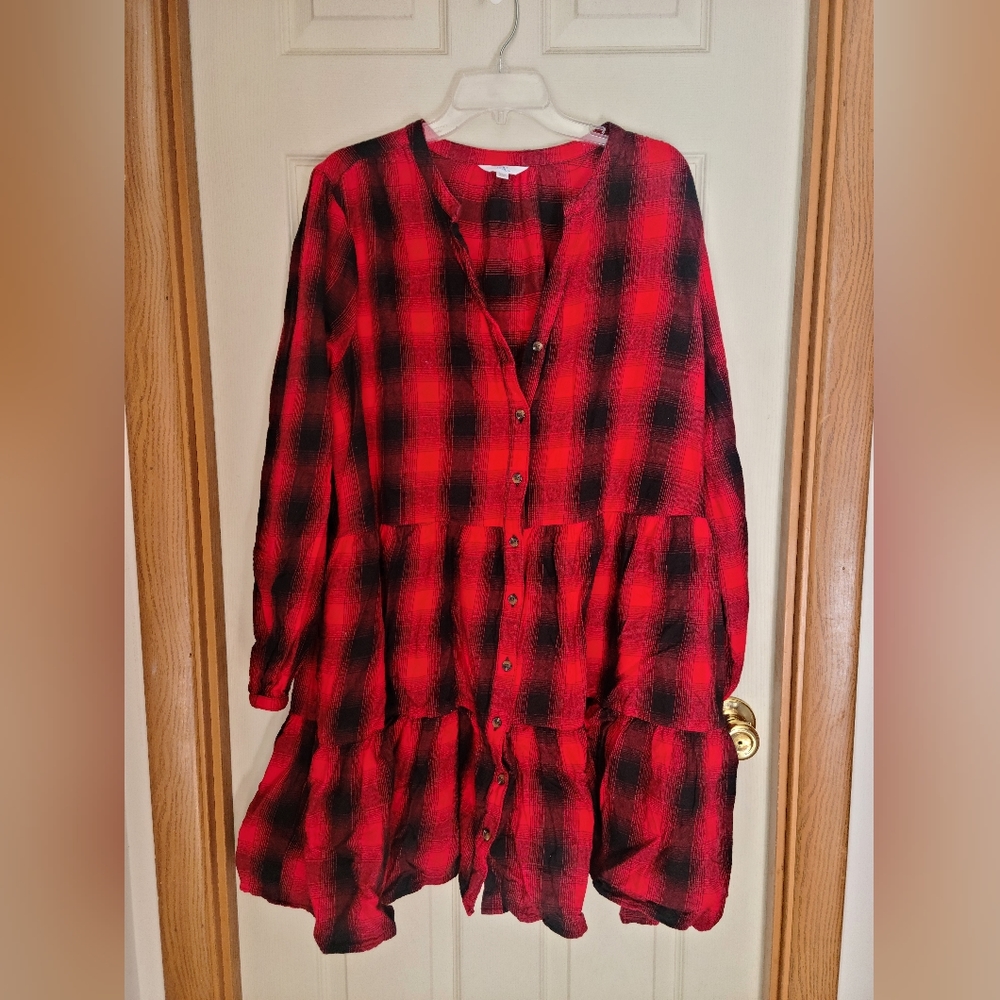 Women's Buffalo Plaid Dress